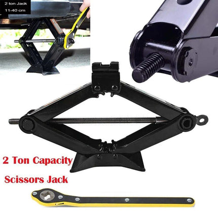 2 Ton Portable Folding Car Jack & Tire Repair Kit - Wnkrs