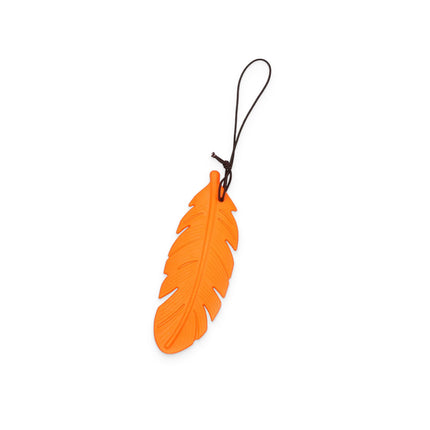 Scented Orange Feather Charm - Wnkrs