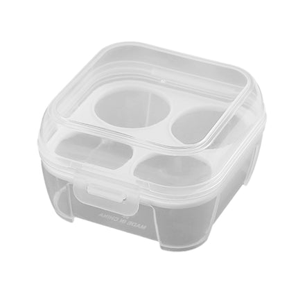 Shockproof Portable Egg Holder - 3/4/8 Grids Transparent Kitchen Container