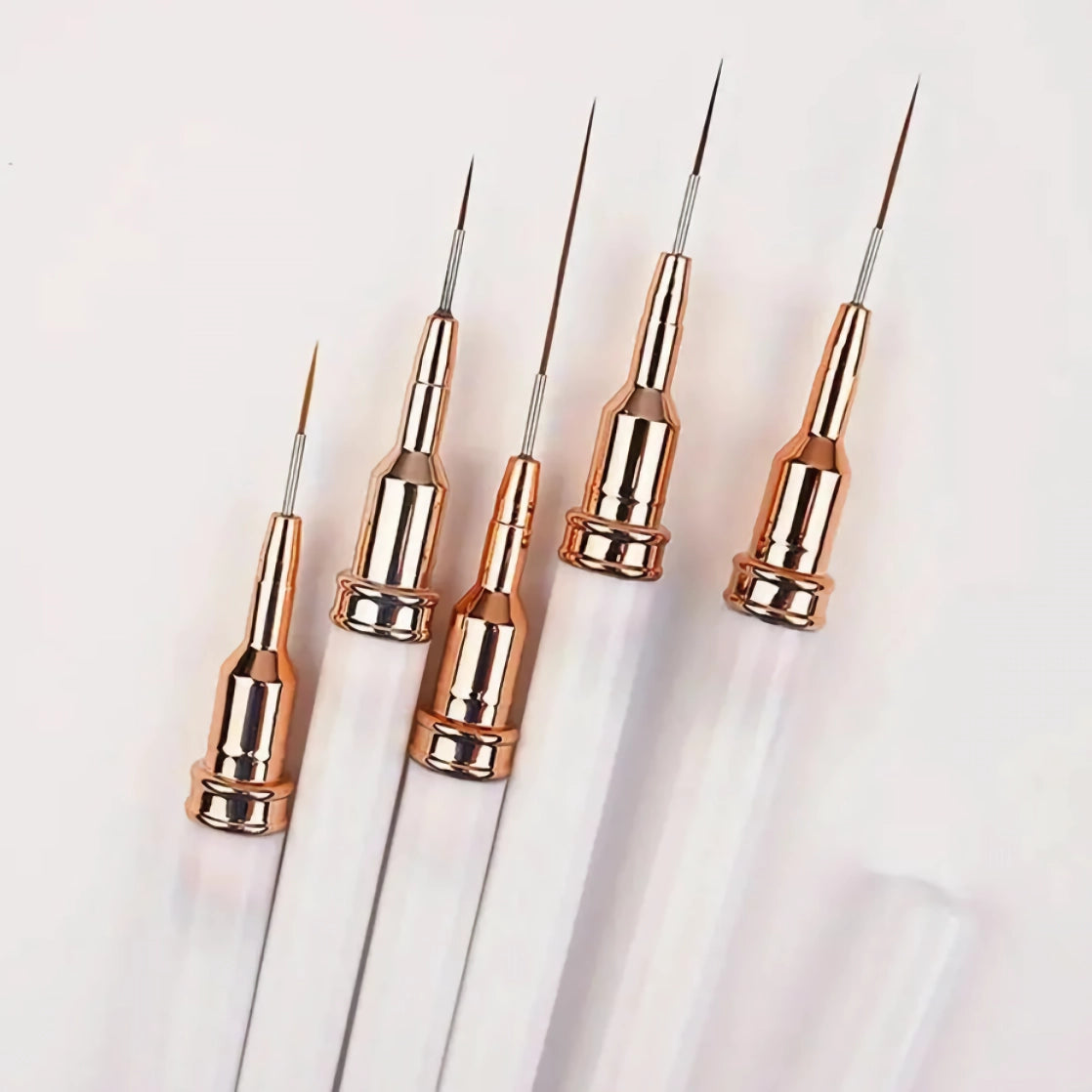 5-Piece Ultra-Fine Nail Art Liner Brush Set