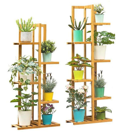 Bamboo Multi-Tier Plant Stand - Wnkrs