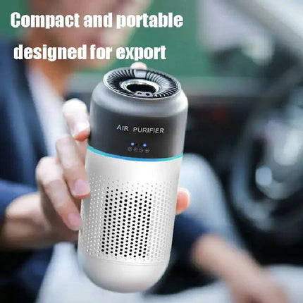 Portable Mini HEPA Car Air Purifier with Auto-Sensor Technology - Wnkrs