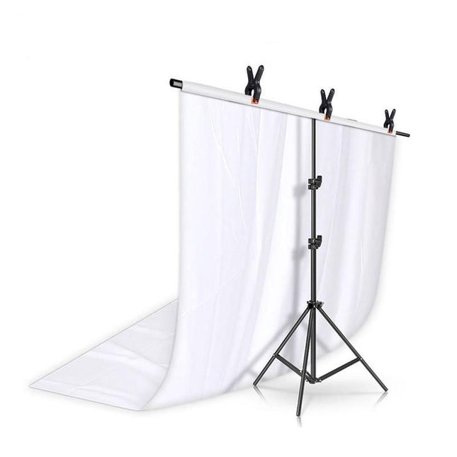 T-Shape Tripod Stand Background Backdrop Kit - Professional Photo Studio Set - Wnkrs