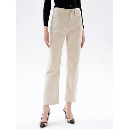 Classic High-Waisted Straight Jeans for Women