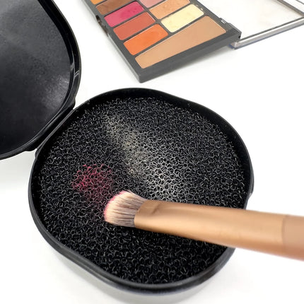 Esponja limpiadora de brochas de maquillaje