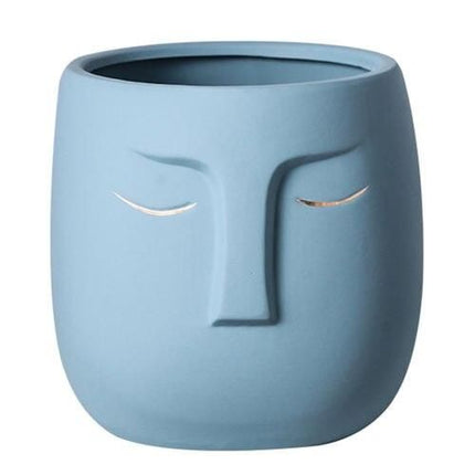 Charming European Style Ceramic Head Vase - Wnkrs