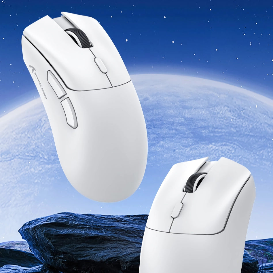18000 DPI Wireless Gaming Mouse - Tri-Mode Connection & Macro Functionality
