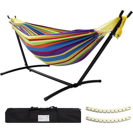 Luxurious Double Hammock with Stand - Wnkrs