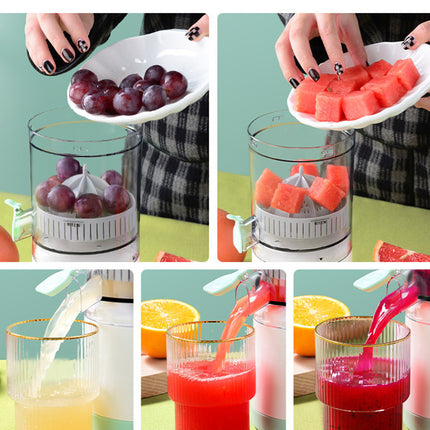 Portable USB Mini Electric Juicer Mixer Extractors Rechargeable Blender Fruit Fresh Juice Lemon Maker Cup Household Machine - Wnkrs