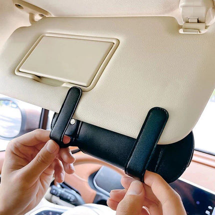 Universal Car Visor Sunglasses Case Holder Clip - Wnkrs