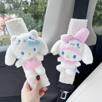 Cute Cartoon Dog Car Seat Belt Shoulder Protector - Wnkrs