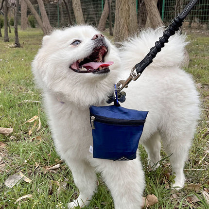 Bolsa de bocadillos para entrenamiento de mascotas de color azul