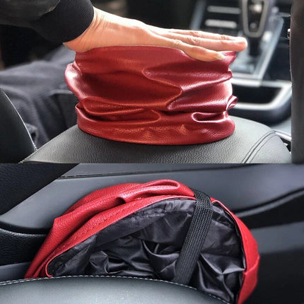 Waterproof Foldable Car Trash Can with Dual-Layer Design - Wnkrs