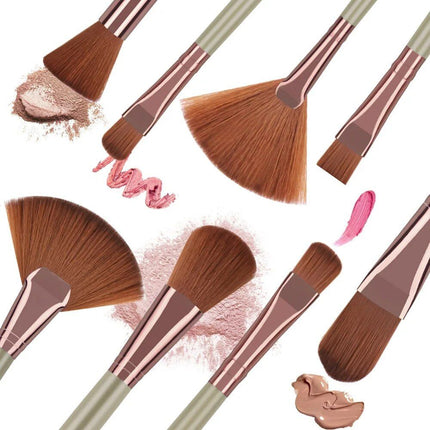 22-Piece Premium Makeup Brush Set with Cosmetic Bag - Wnkrs