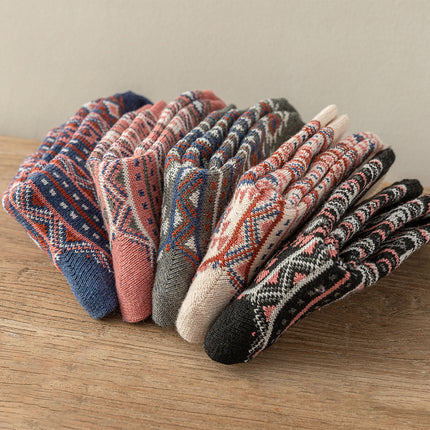 5 Pairs Unisex Thick Warm Socks