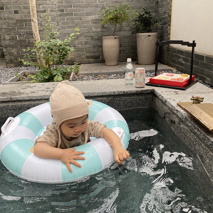 Asiento inflable tipo tubo para natación de bebés