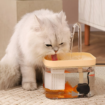 Fuente de agua para gatos de 1,5 l