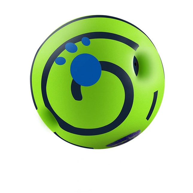 Jouet interactif Giggle Ball pour chiens - Nettoyage des dents, résistance aux morsures et production de sons