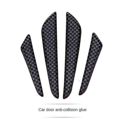 Universal Carbon Fiber Car Door Edge Guard Strips (4 Pcs) - Wnkrs