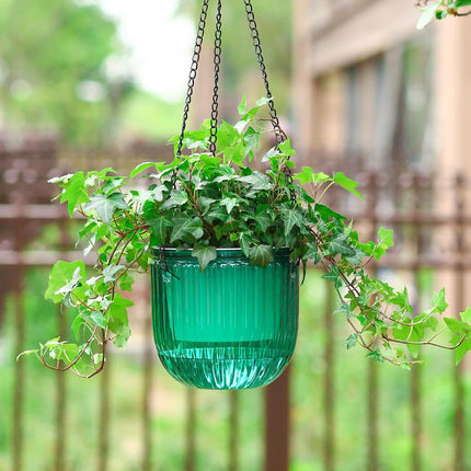 Pot de fleurs suspendu à arrosage automatique - Jardinière hydroponique moderne