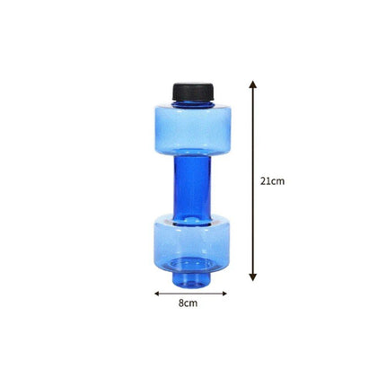 Multifunctional Dumbbell Shaped Water Bottle for Fitness Enthusiasts - Wnkrs