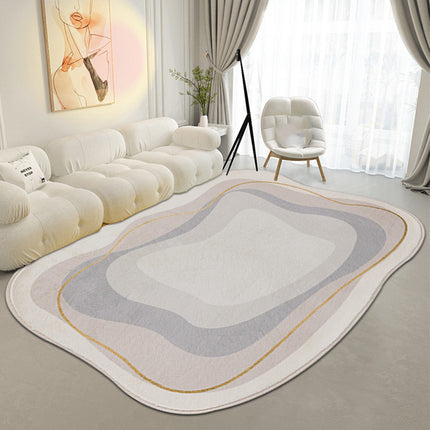 Cashmere Floor Mat Nordic Light Luxury Irregular - Wnkrs