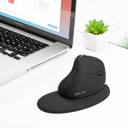 Ergonomic Vertical Mouse with OLED Display