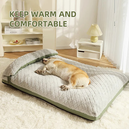 Cama de invierno de lujo para perros