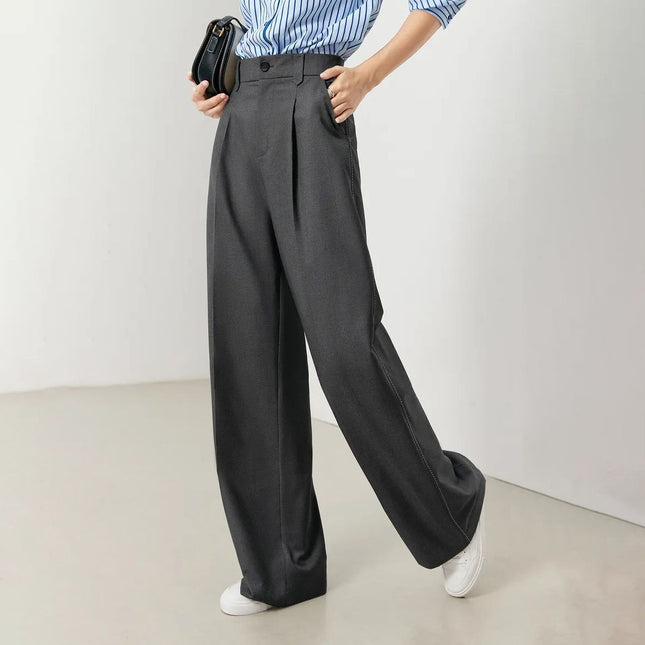 High-Waist Wide-Leg Trousers for Women