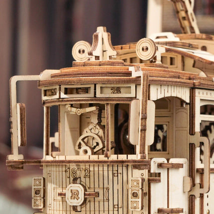 Classic City Tram 3D Wooden Puzzle - Wnkrs