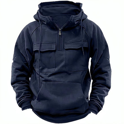 Men's Zip-up Hoodies Sweatshirt With Drawstring And Pocket Design Fashion Casual Sports Sweatshirt