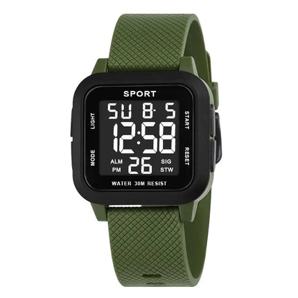 LED Waterproof Military Sports Men's Watch