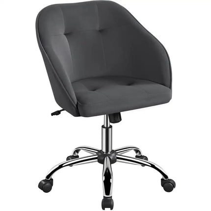 Pink Velvet Adjustable Swivel Office Chair - Wnkrs