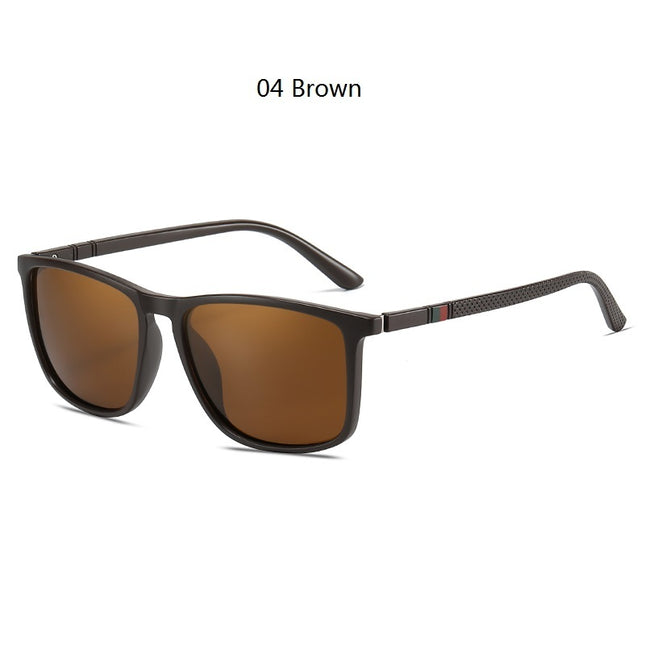 Lunettes de soleil polarisées carrées vintage