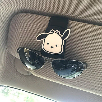 Universal Cartoon Car Visor Sunglasses Case & Clip - Wnkrs