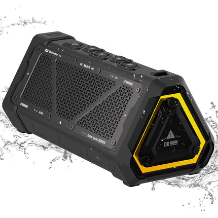 Altavoz Bluetooth portátil de 40 W con luces RGB y resistencia al agua IPX7