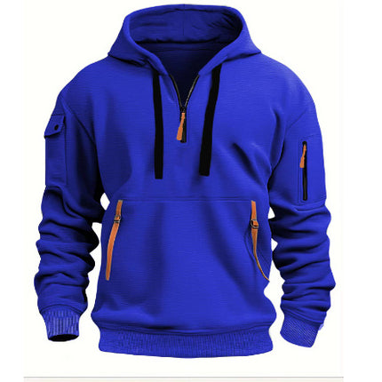 Dropped Shoulder Hooded Sweatshirt Men's Women's Plus Size Loose Pullover Fashion Sweatshirt
