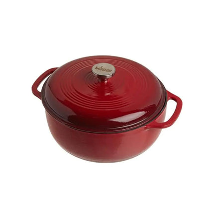 4.5 Quart Enameled Dutch Oven in Red - Wnkrs