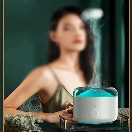 Intelligent Smoke Ring Aromatherapy Diffuser & Humidifier with Colorful Night Light - Wnkrs