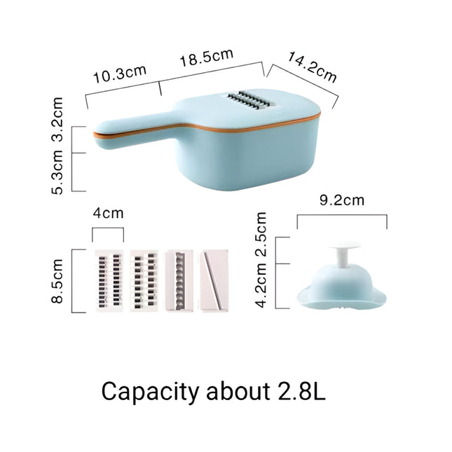 Cortador de verduras versátil y mandolina para la cocina