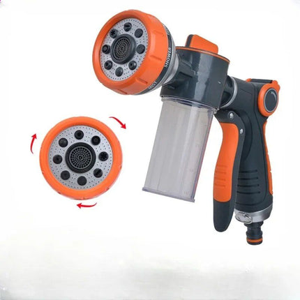 High-Pressure Car Washer Foam Sprayer with 8 Watering Modes - Wnkrs