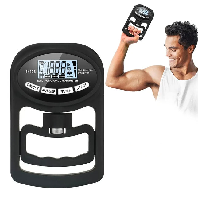 Digital Grip Strength Trainer with USB LCD Display