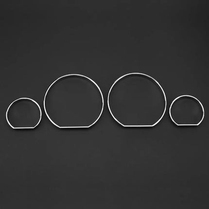 BMW E46 Dashboard Dial Rings Trim Set - Wnkrs