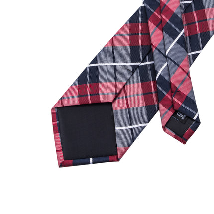 Luxury Plaid Silk Necktie