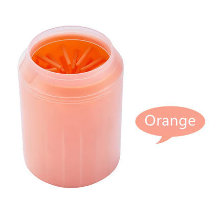 Vaso limpiador portátil para patas de perro