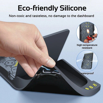 Universal 3-in-1 Car Dashboard Silicone Phone Holder with Anti-Slip GPS Mat - Wnkrs