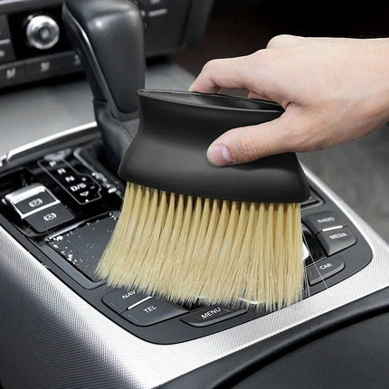 Compact Car Interior Soft Brush for Dashboard & Air Outlet - Wnkrs