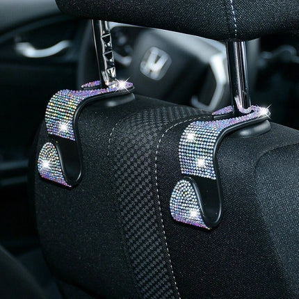 Crochet universel pour siège de voiture en forme de diamant