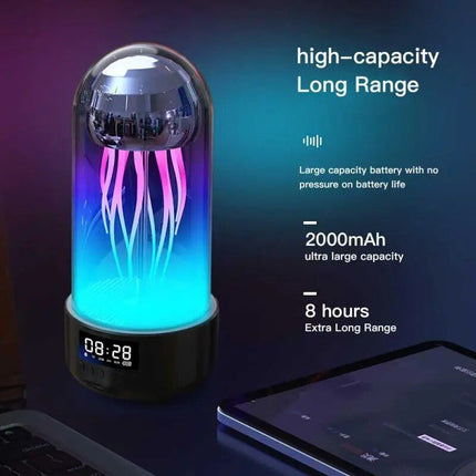 Mini Jellyfish Bluetooth Speaker with Colorful Lamp and Octopus Audio - Wnkrs