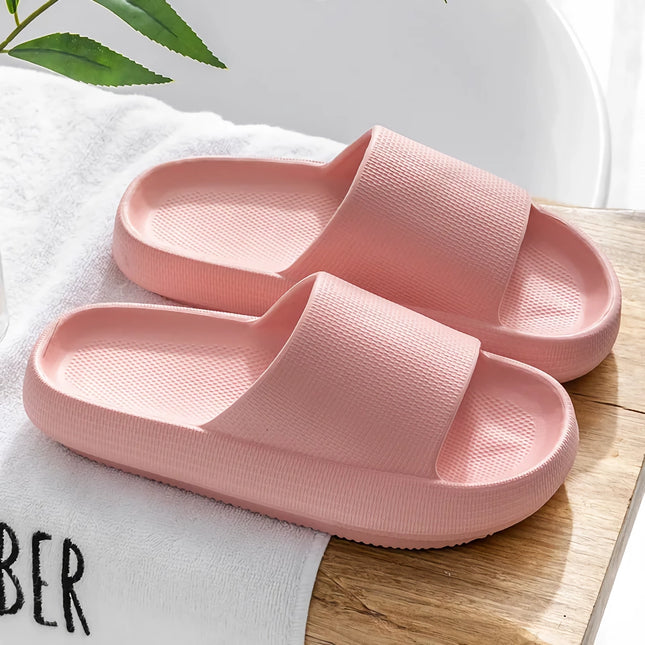 Chaussons à plateforme épaisse et super doux pour femmes